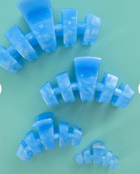 Teleties Blue Lagoon Classic Hair Clip