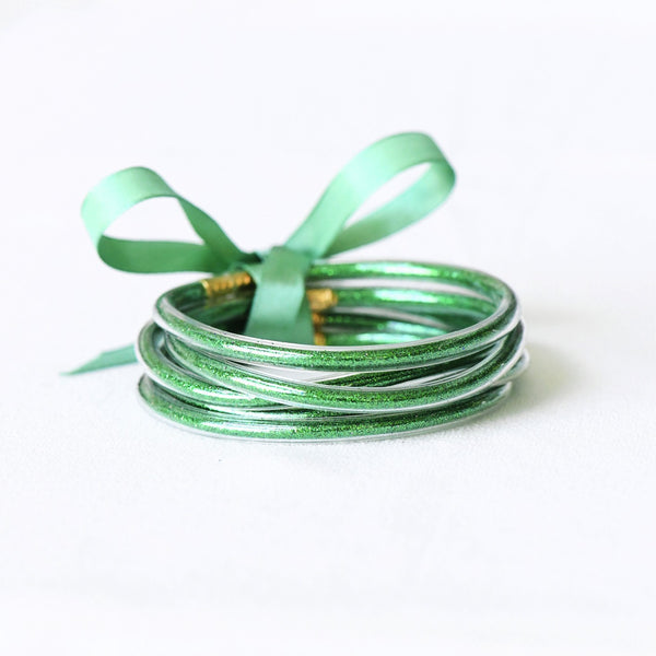 Glitter Jelly Bangles