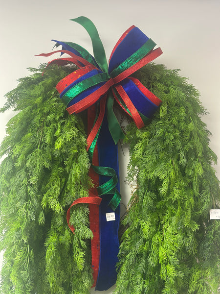 Holiday Majestic Wreath Bow
