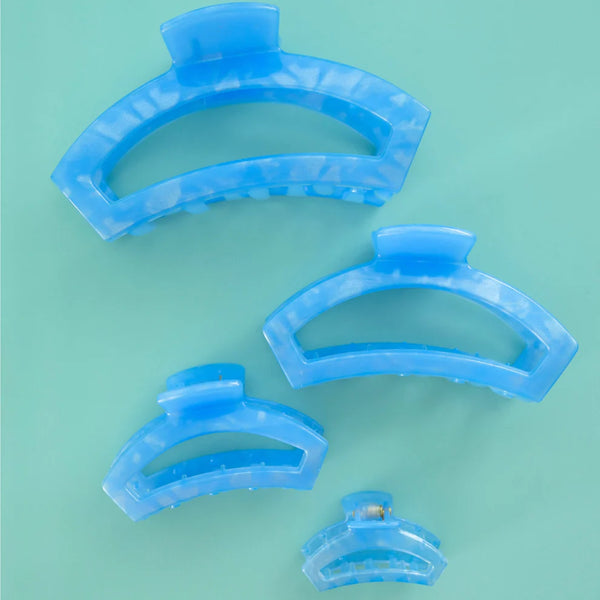 Teleties Blue Lagoon Open Hair Clip