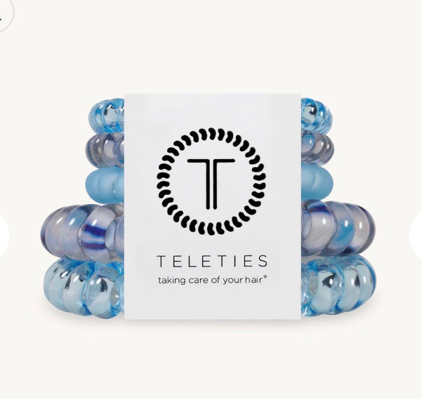 Teleties -Blue Lagoon Mixed Hair Ties
