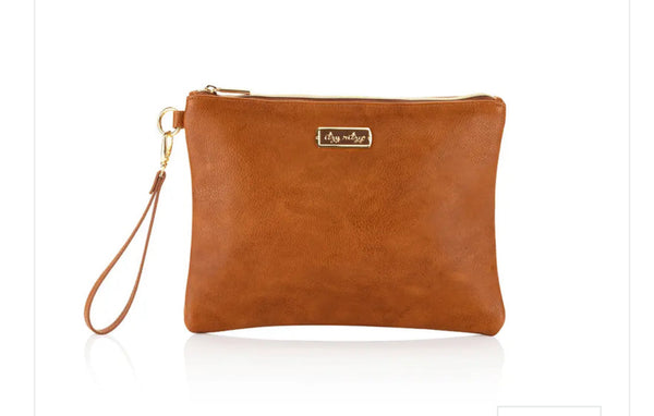 Itzy Ritzy Boss Changing Clutch Cognac