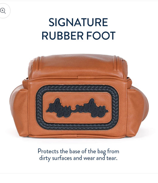 Itzy Ritzy Cognac Mini Plus Diaper Bag