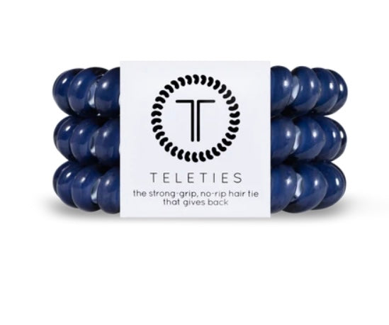 Teleties - Nantucket Navy Large Hair Ties