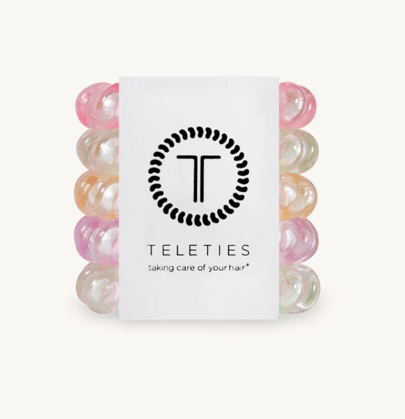 Teleties Shimmering Spring Hair Ties