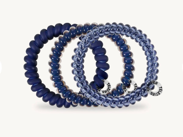 Teleties Nightfall Navy Hair Ties