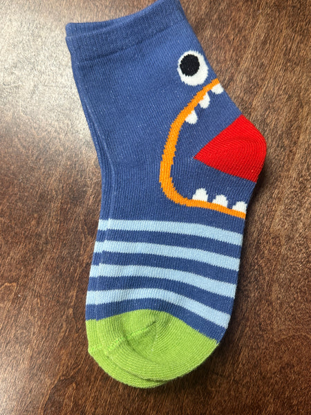 Boy's Dino Theme Socks (5 styles)