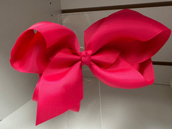 Large Girl's Clip On Hair Bows