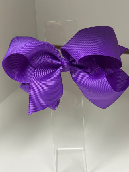 Large Girl's Clip On Hair Bows