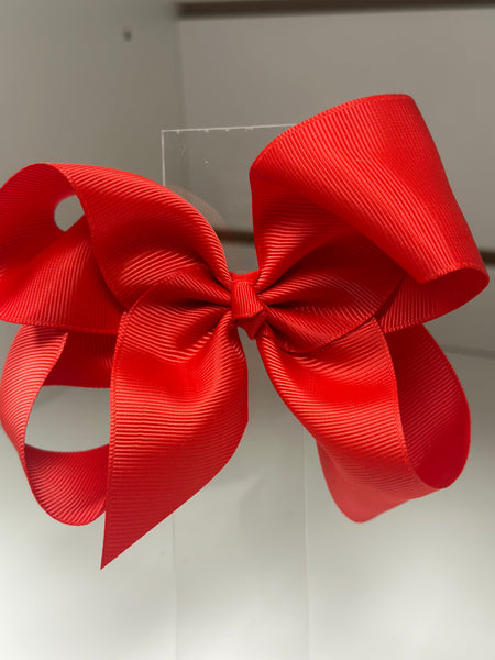 Large Girl's Clip On Hair Bows