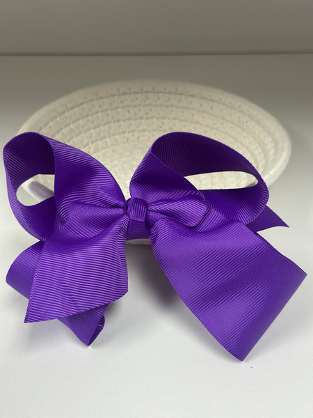 Large Girl's Clip On Hair Bows