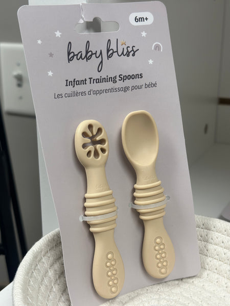 Baby Bliss Infant Training Spoons (3 colors)