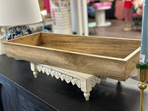Rectangle Wood Dough Bowl (2 sizes)