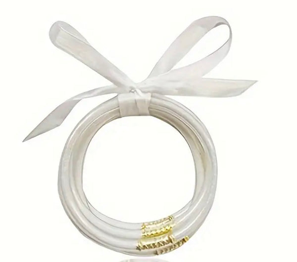 Glitter Jelly Bangles