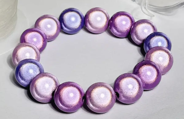 Acrylic Beaded Bracelet  (multiple colors)
