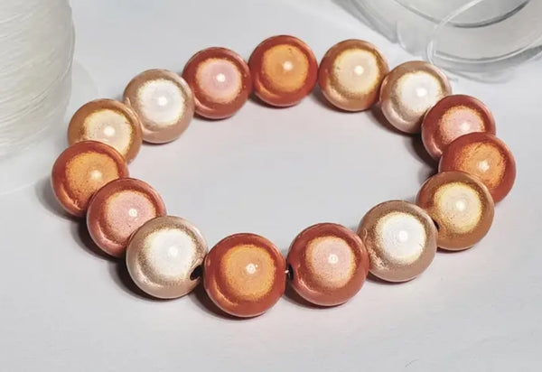 Acrylic Beaded Bracelet  (multiple colors)