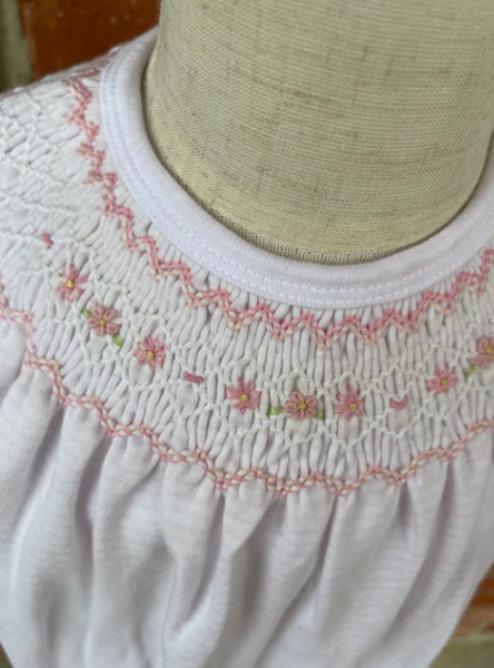 Embroidered Flower Knit Dress