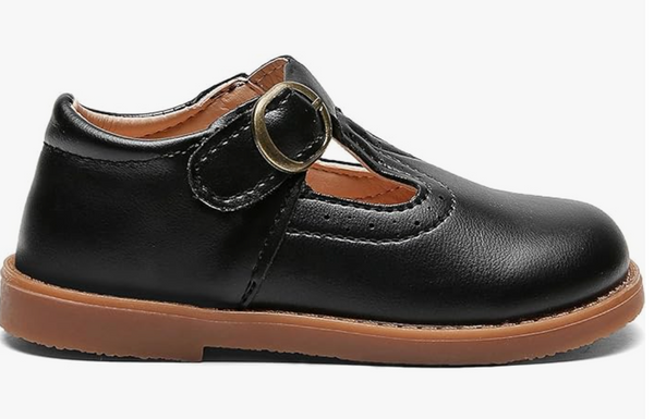 Girl's Black Marie Jane Shoes