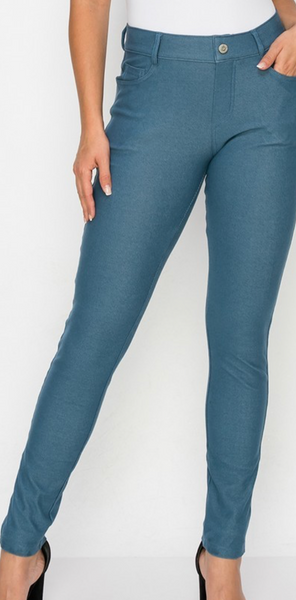 5 Pocket Skinny Jeggings (S-L multiple colors)