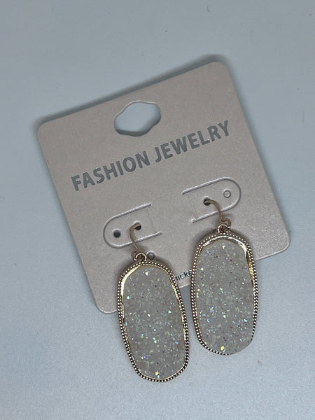 Medium Druzzy Drop Earrings